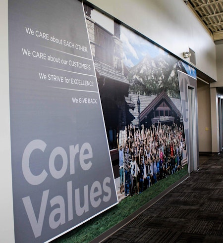 Core Values Wall