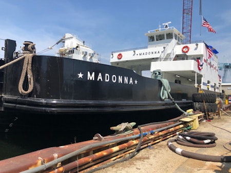 Madonnaferrydockedin Sturgeon Bay